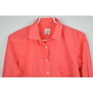 J Crew sz 0 Boy Shirt  Cotton Long Sleeve Button